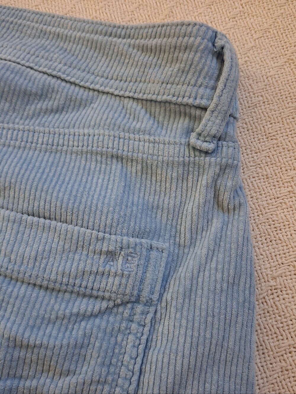 aeo ♡ super high rise baggy wide leg stretch corduroy cargo 4981 gorpcore - Picture 8 of 12